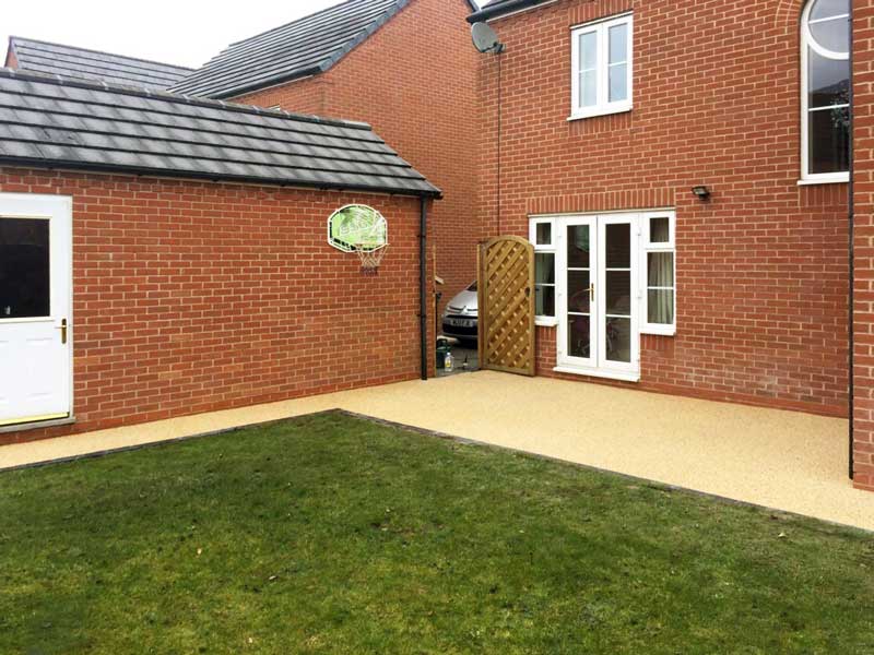 Resin bound patio and path installation Doncaster by DS Building Services